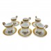China vintage Iridescent Footed Gold Cut-out Tea Cup Set - LKJW-TS03