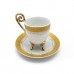 China vintage Iridescent Footed Gold Cut-out Tea Cup Set - LKJW-TS03