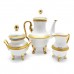 China vintage Iridescent Footed Gold Cut-out Tea Cup Set - LKJW-TS03