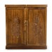 Solid Rosewood Flip Top Bar Cabinet Handmade Grape Carvings With Natural finish - LK02/000221