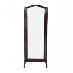 Beveled Mirror in Rosewood frame - LK CA035