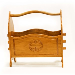 Solid Rosewood Magazine Rack Natural - LPK MR