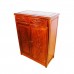 Solid Rosewood Shoe Cabinet Flower and Bird Design Natural Finish - LK10-000 III C1