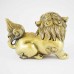 Feng Shui Pair Of Brass Fu Dogs Guardians Of Wealth And Negativity Good For Entrances Of Businesses And Homes  (A Symbol Of Loyalty And Guardianship)-YC-2FUD01