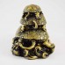 Brass Poly 3 Tier of Three Generation of Tortoise Symbolizes Longevity  YC-3GNTR