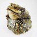 Big Size Brass Wealthy Money Frog On Treasure (Wealth And Good Fortune)  YC-BIGFG01