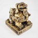 Feng Shui Brass Fu Dog Guardian Of Wealth And Negativity Good For Entrances Of Businesses And Homes  (A Symbol Of Loyalty And Guardianship) YC-FUD02