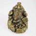 Medium Size Brass Wealthy Money Frog On Treasure & Legs on Ingot  (Wealth and Good Fortune)  YC-MEDFG04