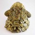 Big Size Brass Wealthy Money Frog On Treasure and Ingot YC16-BIGFG01