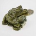 Handmade Money Frog from Artificial Jade Big Size Green Color YJH-FGAJL01