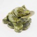 Handmade Money Frog from Artificial Jade Medium Size Green Color  YJH-FGAJM01