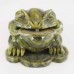 Handmade Money Frog from Artificial Jade Medium Size Green Color  YJH-FGAJM01