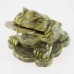 Handmade Money Frog from Artificial Jade Medium Size Green Color  YJH-FGAJM01