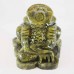 Handmade Money Frog from Artificial Jade Medium Size Green Color  YJH-FGAJM01