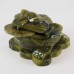 Handmade Money Frog from Artificial Jade Small Size Green Color YJH-FGAJS01