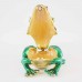 Mum And Baby Dual Frog Figurine Jewelry Trinket Box With Crystals Casket Type Souvenir Home Decoration Gift And Prosperity Symbol YHX-GF1