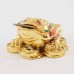 Feng Shuai Small Gold Color Money Frog on Treasure Toad YXL-S1008