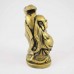 Brass Color Laughing Buddha with Elevated Ingot with both hands  YC-STNB02