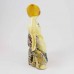 Porcelain Handmade Colorful Laughing buddha in Robe with Elevated Ingot with Both hands YJLB-STB01