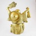 Polyurethane Brass Color Laughing Buddha With Five Children's YXL-BIGB01