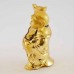 Handmade Golden  Feng Shui Laughing Buddha Holding Ingot And Woo Lou YXL-S1005