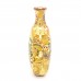Ancient Vintage Satsuma Flower Vase Double sided With Golden Color Turtle Handles - CH14V-02