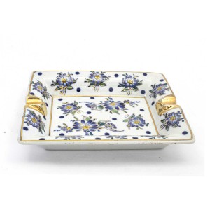 Chinese Oriental Design Square Astray Blue & White Big - CHSQASHTR-003