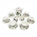Ceramic Modern Stylish Printed Tea Serving Set 15 Pc Set  LKJT-CF01