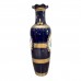 Hand Painted Under Glaze Ceramic Floor Vase 52" with Gold Color Handle Flower & Bird Design - CP JC52" V