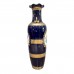 Hand Painted Under Glaze Ceramic Floor Vase 62" with Gold Color Handle Flower & Bird Design - CP JC62" V