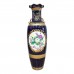 Hand Painted Under Glaze Ceramic Floor Vase 62" with Gold Color Handle Flower & Bird Design - CP JC62" V