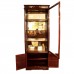 Solid Rosewood Asian Style Display Cabinet with Mother of pearls Inlaid Natural Finish - DF-H004E