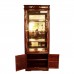 Solid Rosewood Asian Style Display Cabinet with Mother of pearls Inlaid Natural Finish - DF-H004E