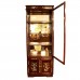 Solid Rosewood Asian Style Display Cabinet with Mother of pearls Inlaid Natural Finish - DF-H004E