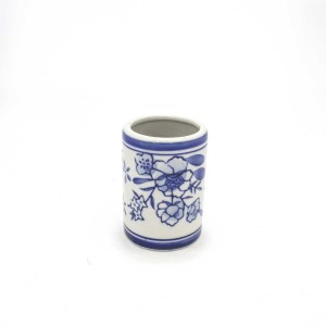 Blue and White Porcelain Pencil & Pen Holders Small Table Porcelain Vase - GY4V01