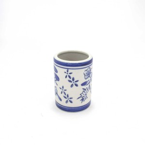 Blue and White Porcelain Pencil & Pen Holders Small Table Porcelain Vase - GY4V01