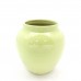 Asian Art Hand Crafted Bowl Shape Pistachio Green Flower Vase  -  GY6V-03