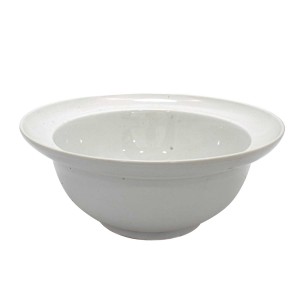 Vintage Style Porcelain Bowl for Home Decor 10 1/2" Dia Pure White- GYBOWL-04