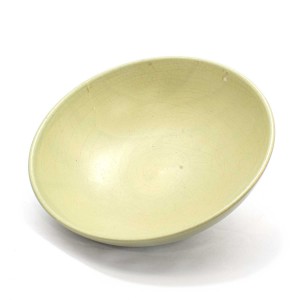Vintage Style Porcelain Bowl for Home Decor 8" Dia Green Beige- GYBOWL-05