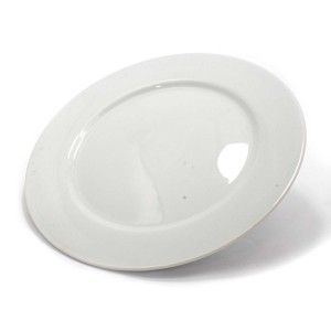 White Chinese Porcelain Plate 10" Dia With Inner 7" Dia - GYPT10-01