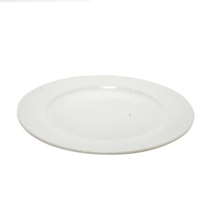 White Chinese Porcelain Plate 10" Dia With Inner 7" Dia - GYPT10-01