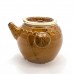 Ancient Asian Style Porcelain Side-Handle Teapot Or Yokode Kyusu Caramel Brown Color - GYTP02