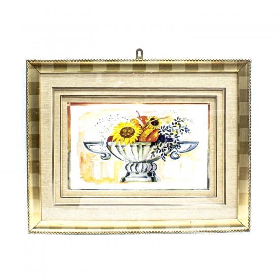 Handpainted Fruit Basket Cuisine ART Painted With Carved Framed Edges - HLNPPICTURE09 Handpainted Fruit Basket Cuisine ART Painted With Carved Framed Edges - HLNPPICTURE09