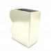 Asian Art Hand Crafted Flat Porcelain Planter Flower Vase Small - Golden Finish - LK12V-PV01