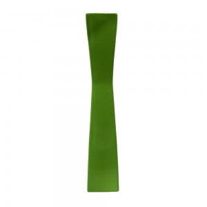 Asian Art Handmade 19" Porcelain Flower Vase  Curvy Design Green - LK19V01