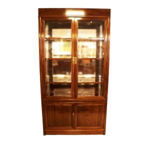 Rosewood Display Cabinet with Natural Finish - LK40X40X78BC
