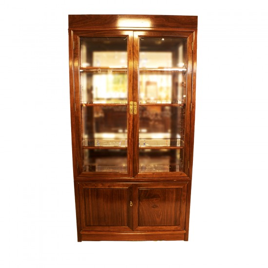 Rosewood Display Cabinet with Natural Finish - LK40X40X78BC