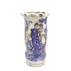 Antique Type Pottery Planter Flower Vase For Home Decor Antique Collection Blue & White - LKANTIQUEV02