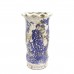 Antique Type Pottery Planter Flower Vase For Home Decor Antique Collection Blue 