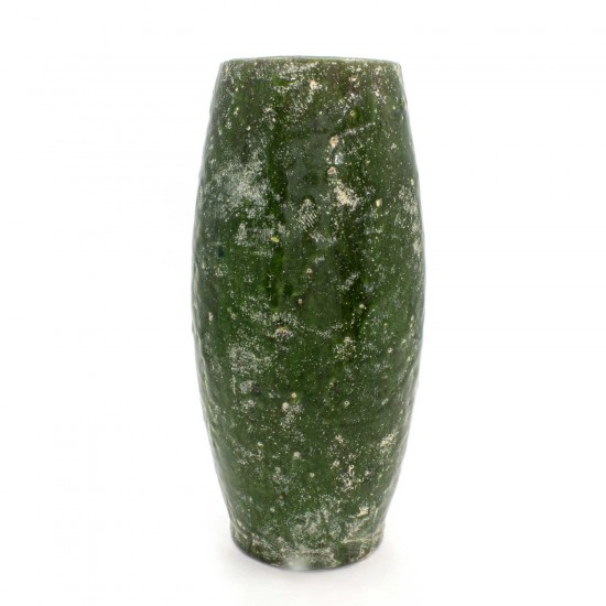 Antique Type Pottery Planter  Flower Vase For Home Decoration Aged Look for Antique Collection Green  - LKANTIQUEV03
